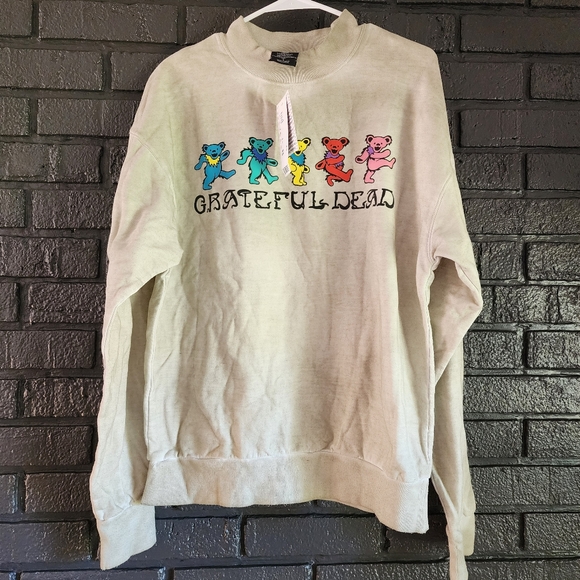 Urban Outfitters Other - NWT Gratful Dead Grunge Crewneck Sweater Band Dancing Bears Small Distressed